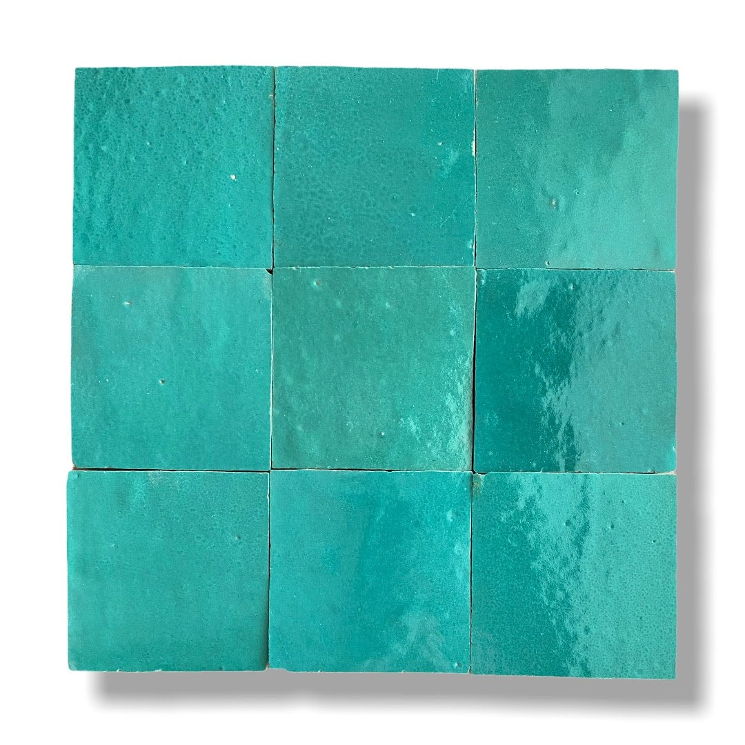 Zellige ES 06 Smaragd 10x10cm