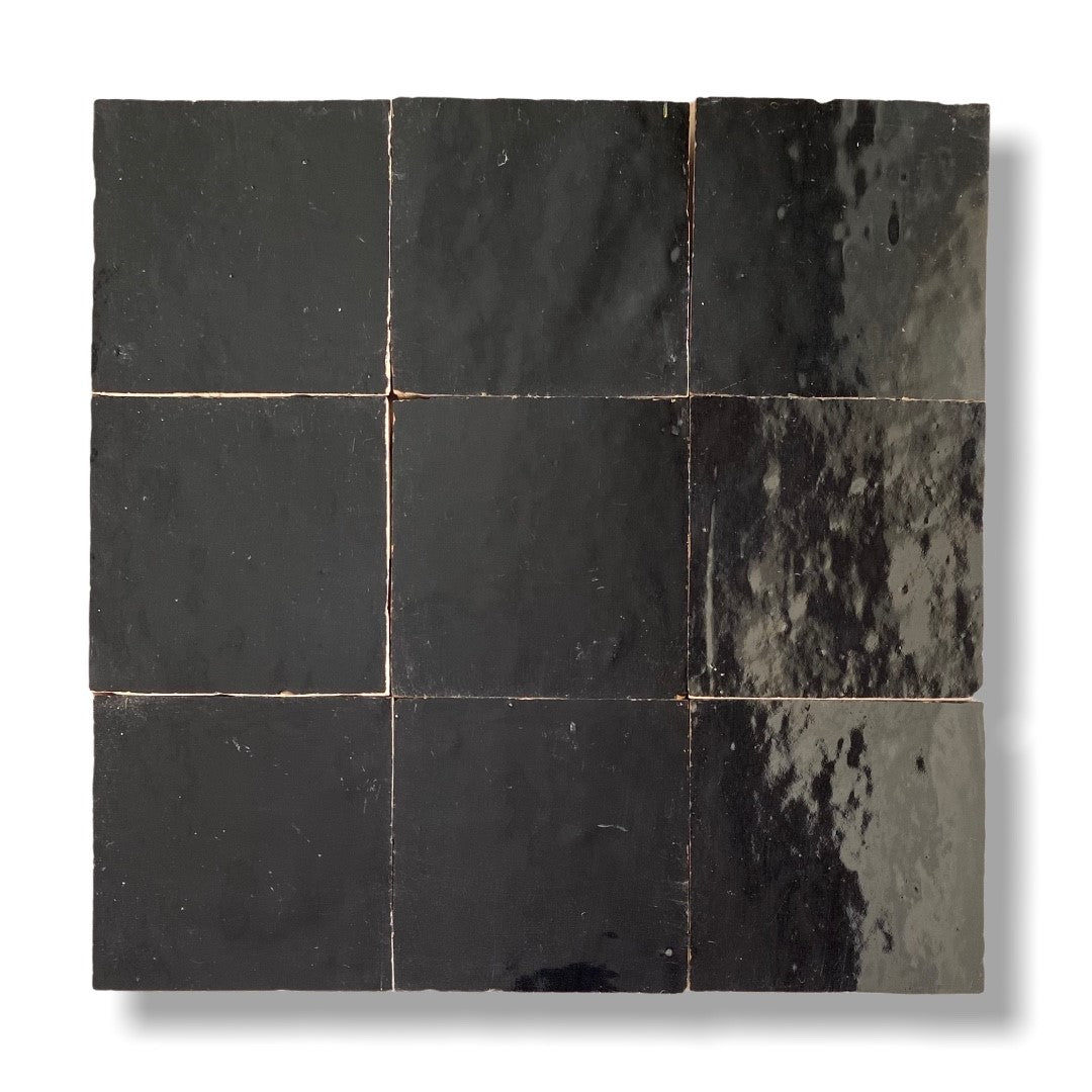 EXP1 Zellige ES 13  Noir 10x10cm