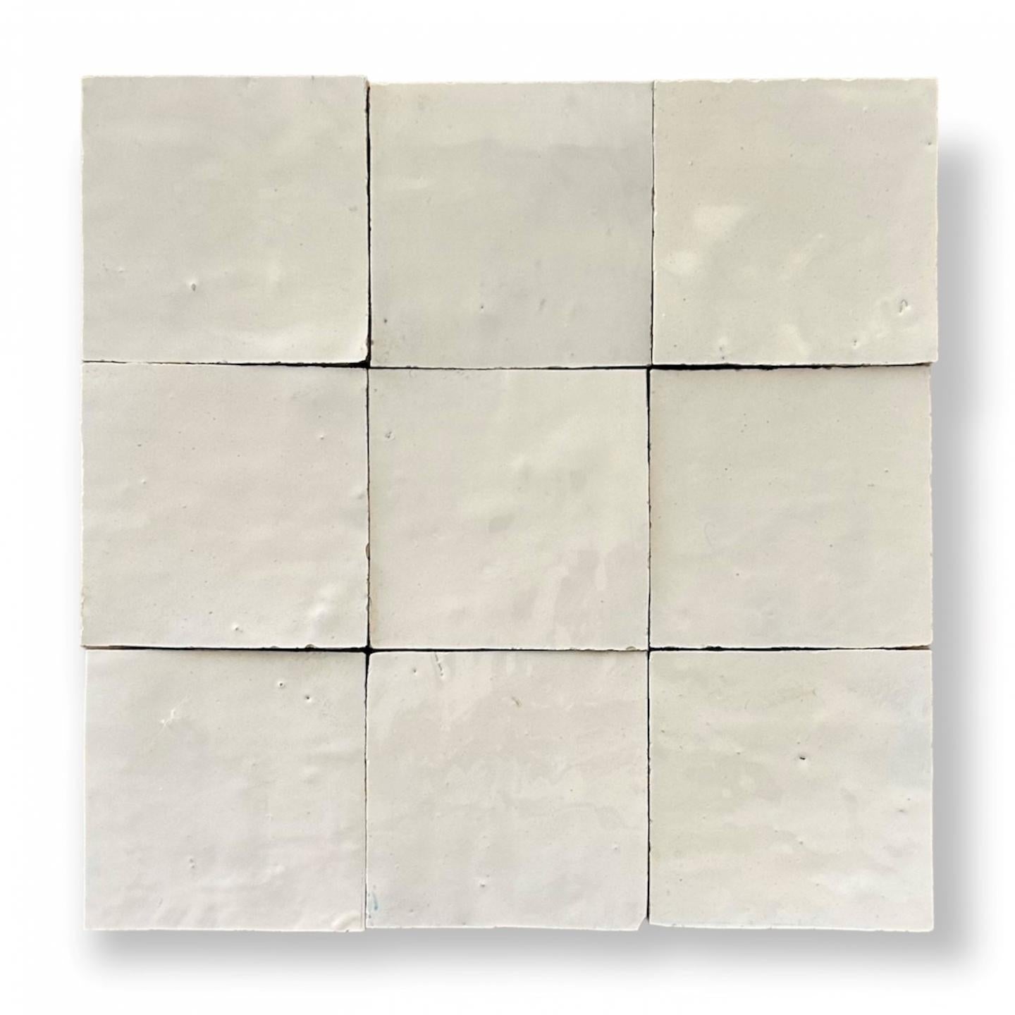 Zellige ES 01 Ivoire 10x10cm
