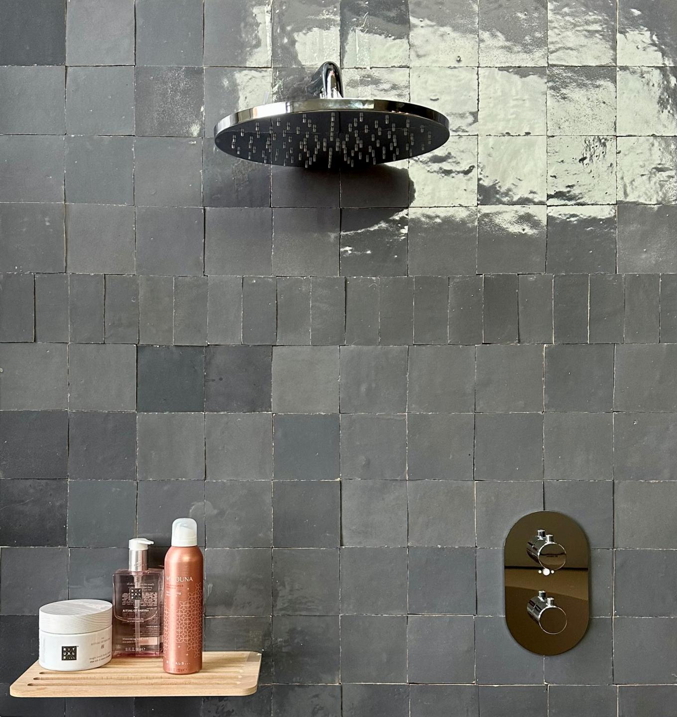 Zellige ES 26 Gris Fonce 10x10cm