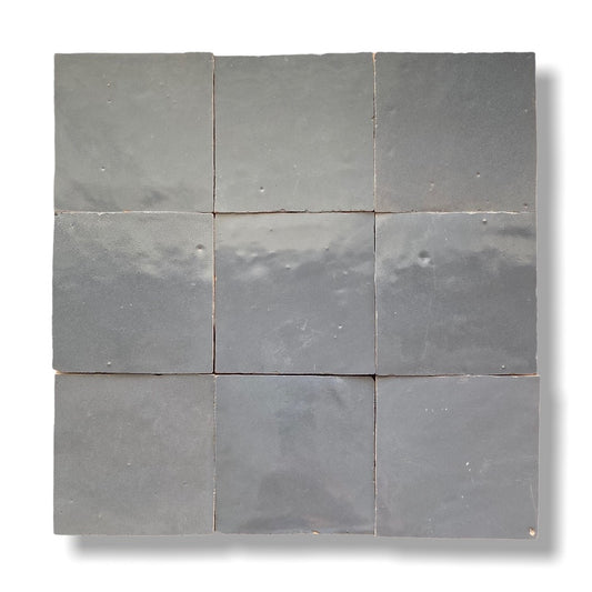 Zellige ES 27 Gris Souris 10x10cm