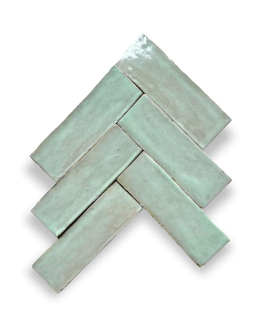 Zellige Bejmat ES-BJ-03 Vert Clair