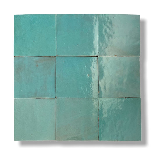Zellige ES 04 Turquoise 10x10cm