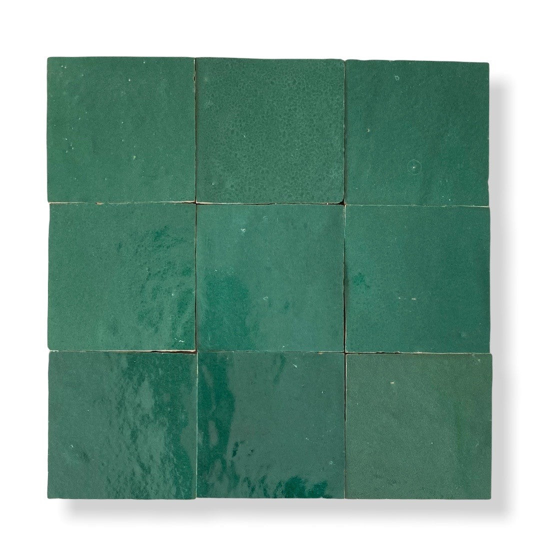 Zellige ES 10 Mousse 10x10cm