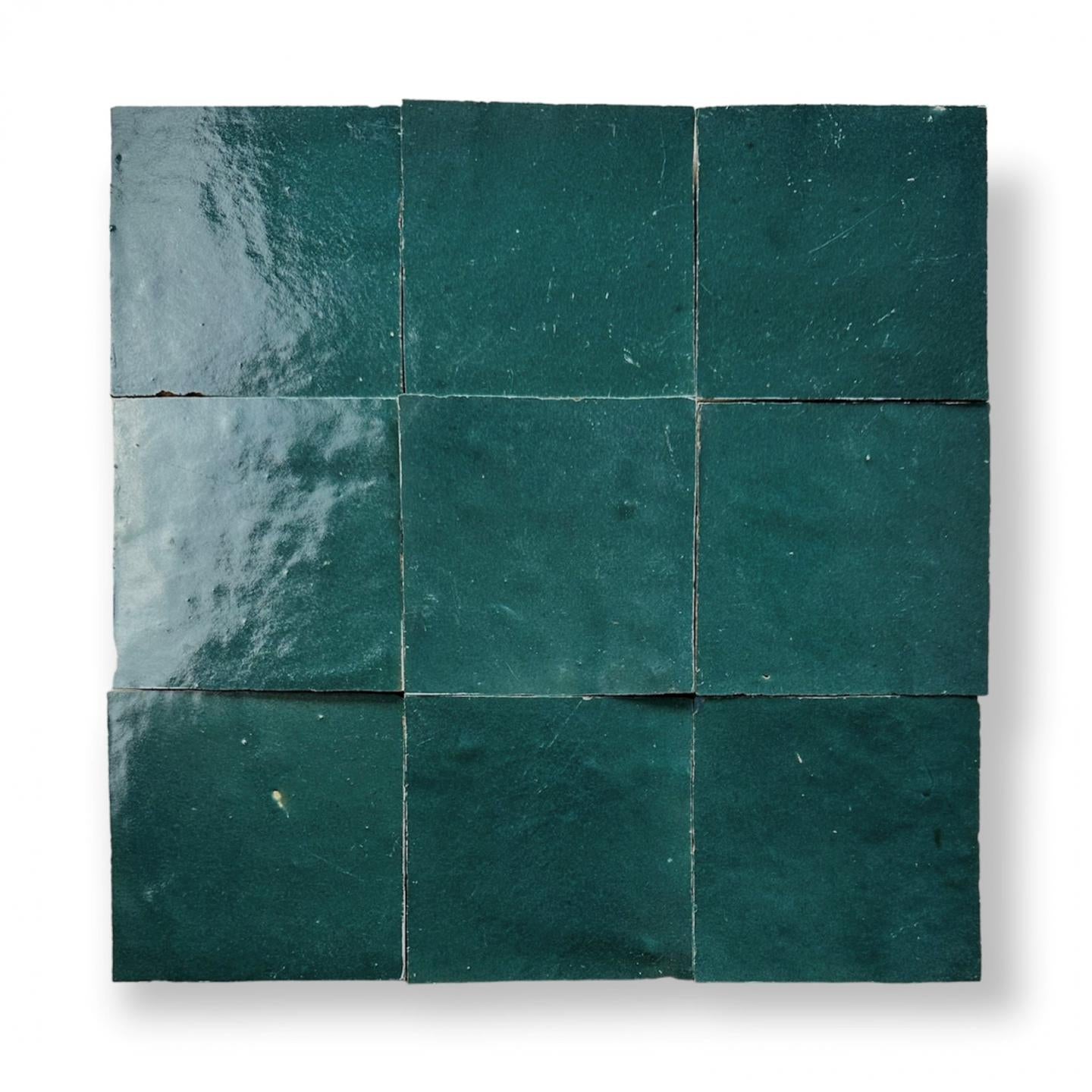 EXP1 Zellige ES 12 Petrol 10x10cm