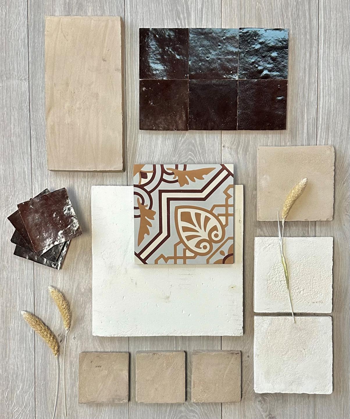Zellige ES 18 Chocolat 10x10cm