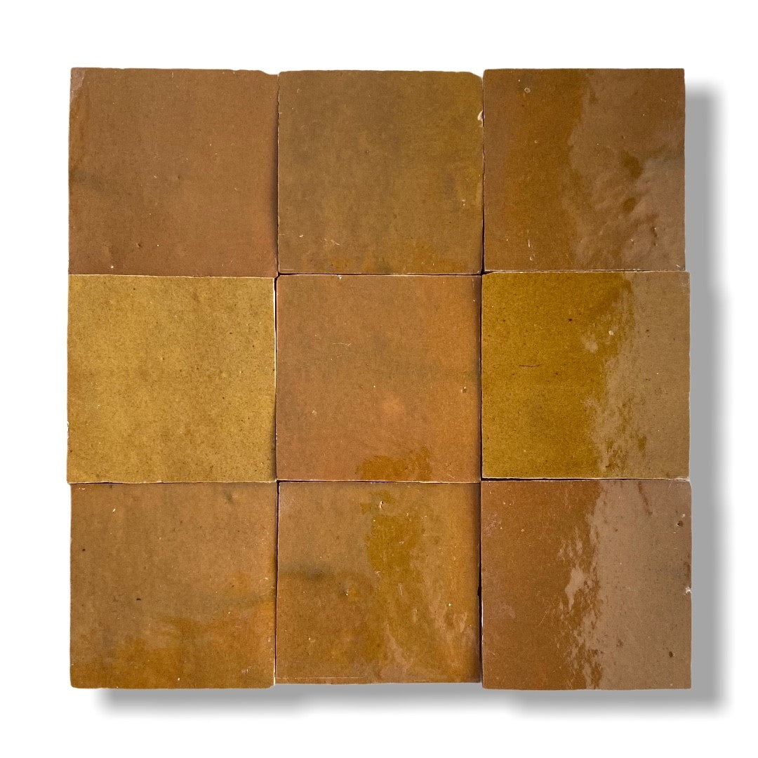 Zellige ES 20 Marron 10x10cm