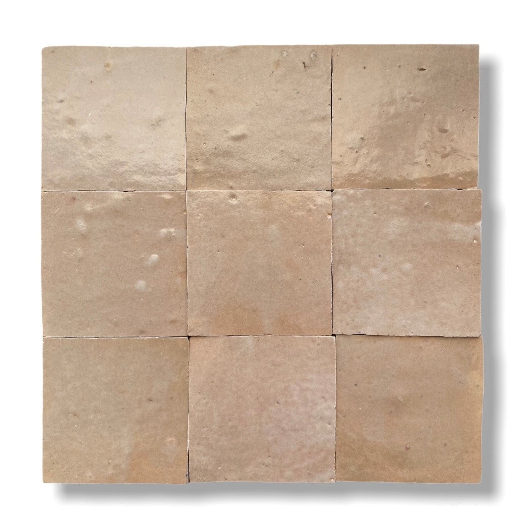 Zellige ES 02 Cafe au Lait 10x10cm